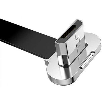 Baseus Microfiber Wireless Charging Receiver (Micro USB) (Black) - 7