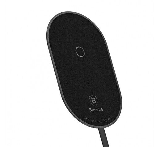 Baseus Microfiber Wireless Charging Receiver (Micro USB) (Black) - 1