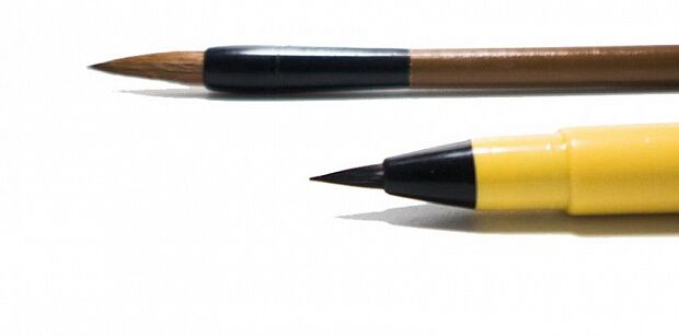 Ручка для каллиграфии Sanjie Art Small Free ink Brush (Black/Черный) - 3