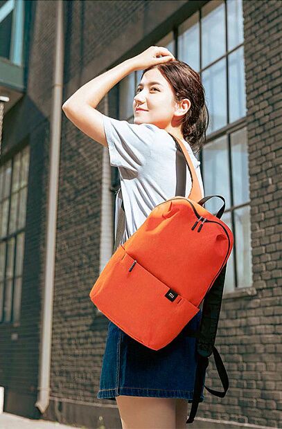 Рюкзак Xiaomi Mi Bright Little Backpack 10L (Orange/Оранжевый) - 6