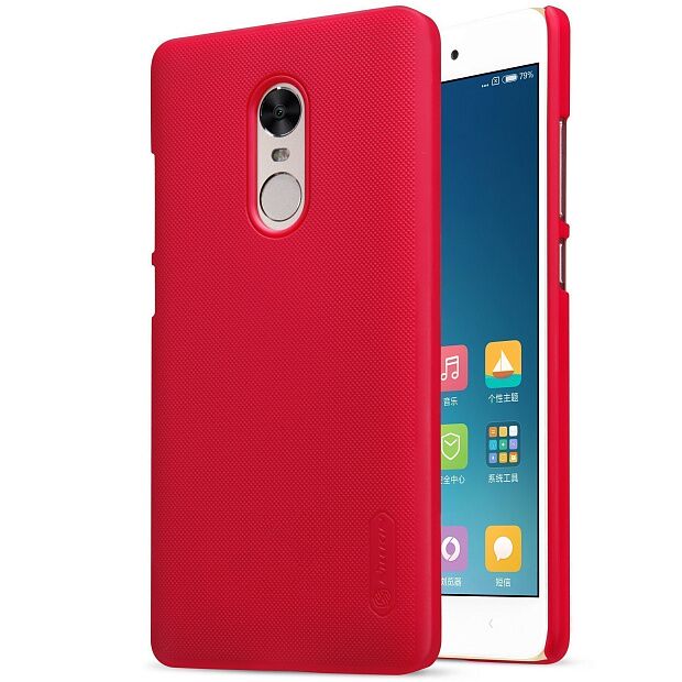 Чехол для Xiaomi Redmi Note 4X Nillkin Super Frosted Shield (Red/Красный) 