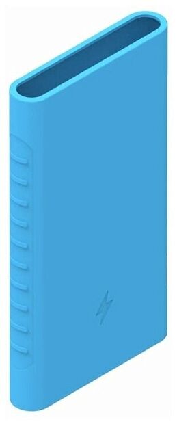 Силиконовый чехол для Xiaomi Mi Power Bank 2 10000 mAh (Blue/Голубой) - 5