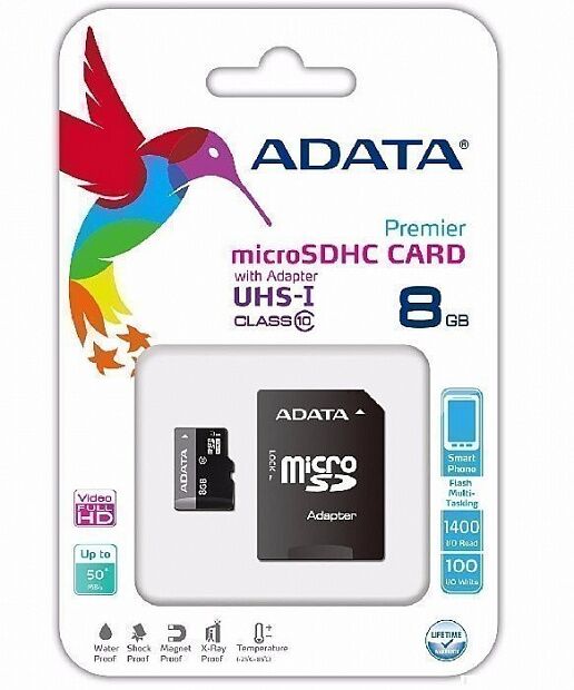 ADATA Premier microSDHC 8GB Class 10 