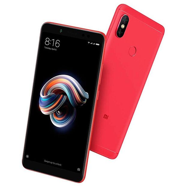 Смартфон Redmi Note 5 AI Dual Camera 64GB/4GB (Red/Красный) - 2