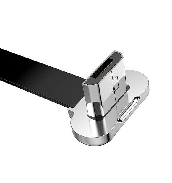 Baseus Microfiber Wireless Charging Receiver (Micro USB) (Black) - 3