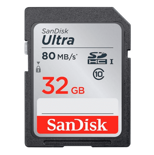 Внешний вид карты памяти SanDisk Ultra SDHC 32GB Class 10