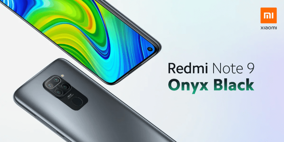 Onyx Black для Redmi Note 9 имеет градиентное глянцевое покрытие