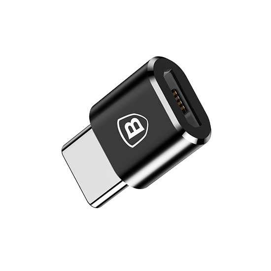 Baseus Exquisite Type-C Male to USB Female Adapter Converter (Black) - 2